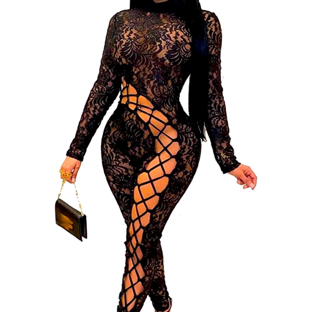 Lace up bodysuit